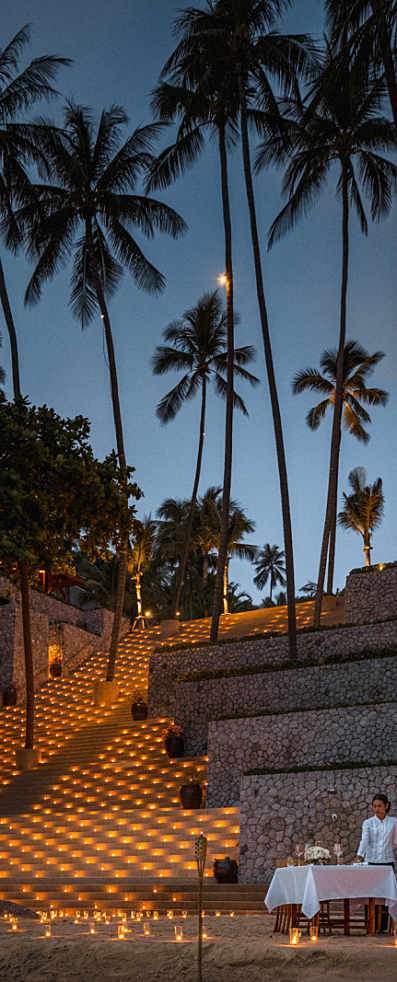 Amanpuri Thailand Private Beach Dinner