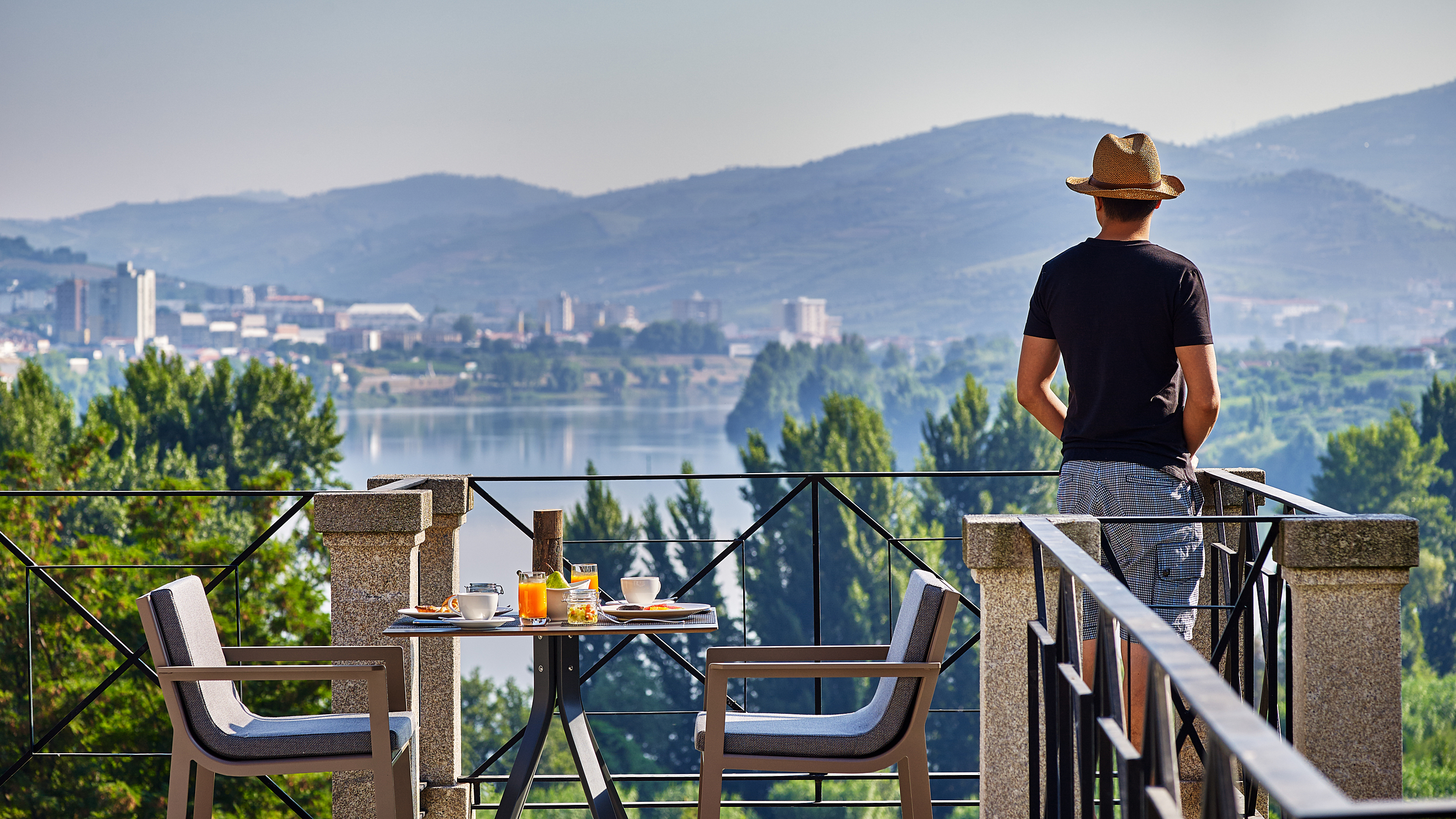Breakfast with a view model