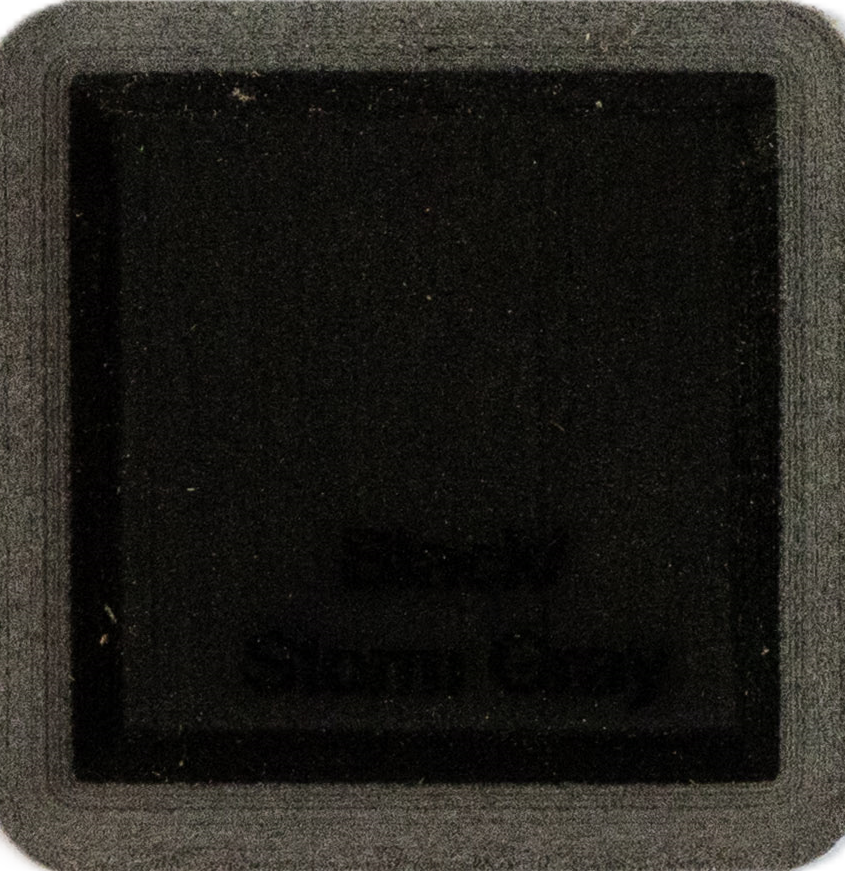 Black on Storm Gray