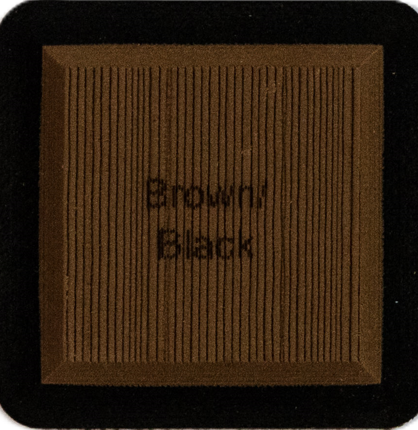 Brown on Black