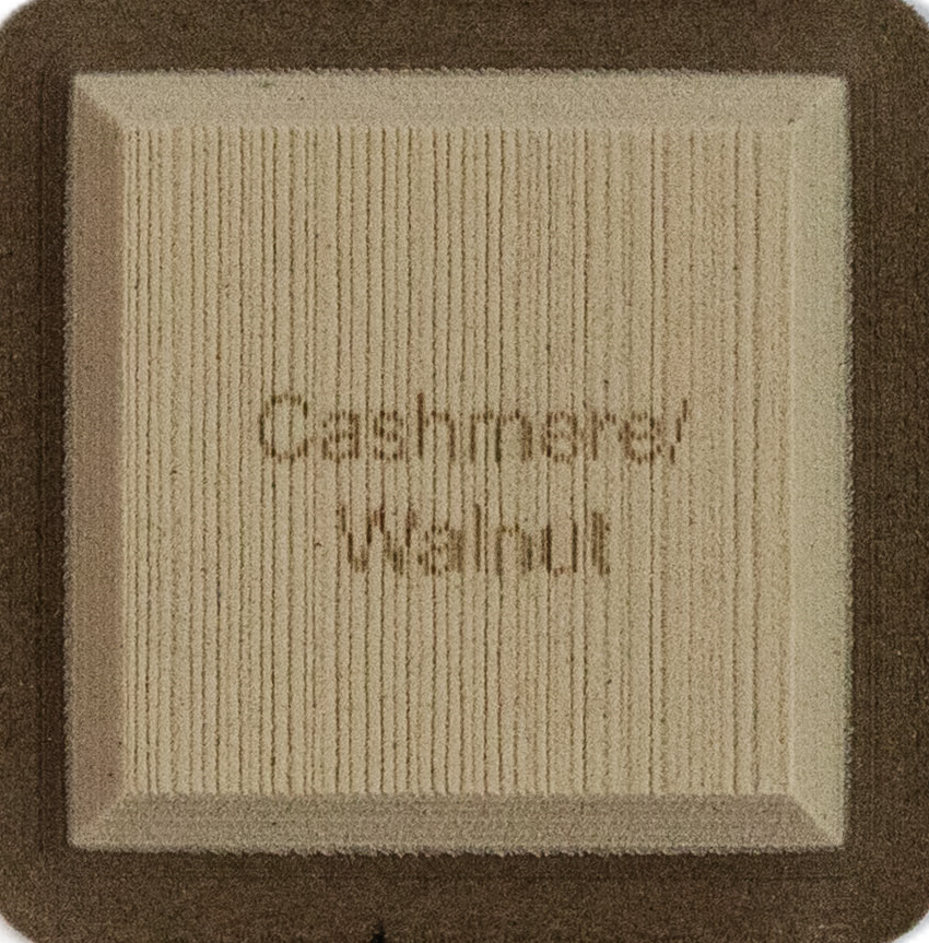 Cashmere on Walnut