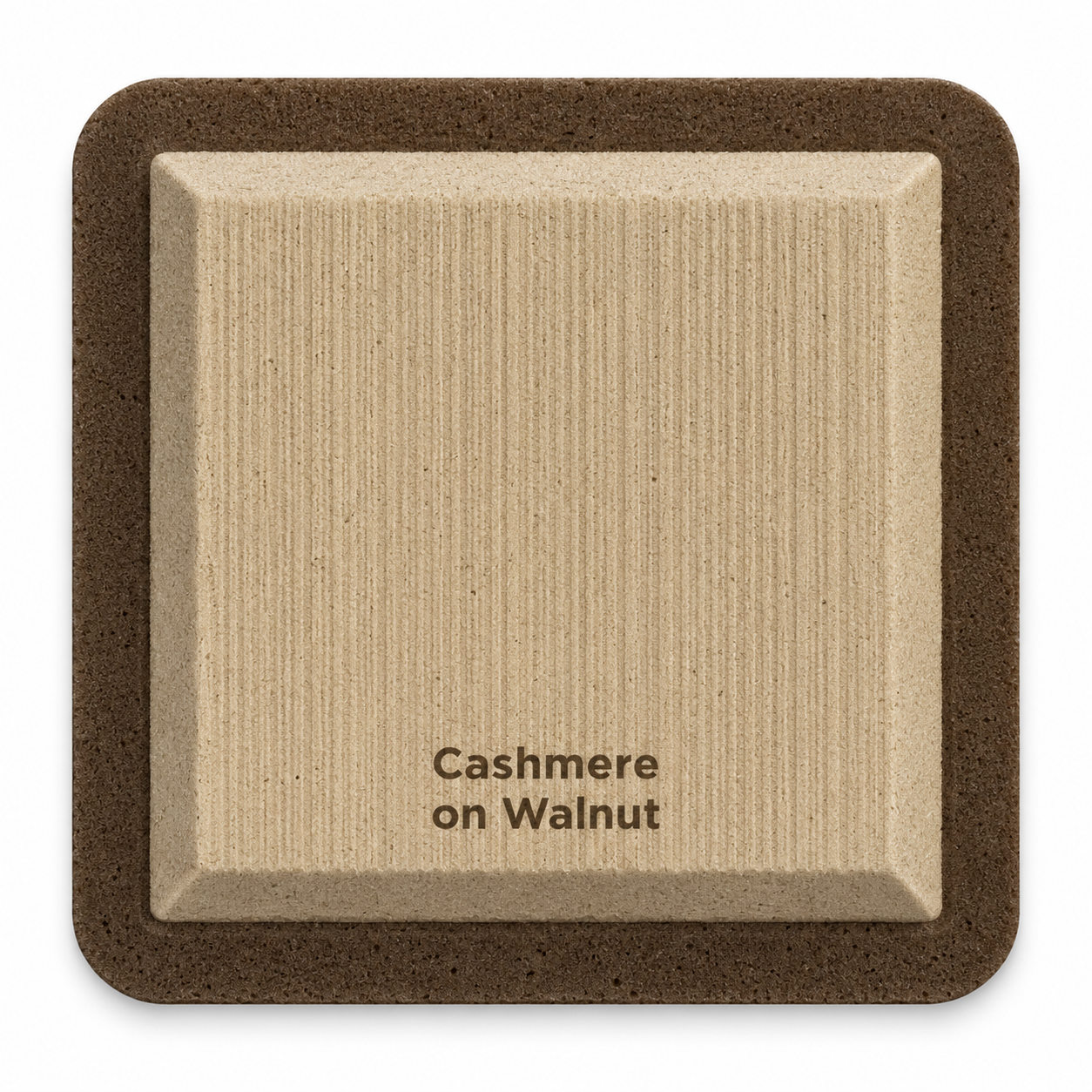 Cashmere on Walnut