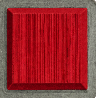 Red on Medium Gray