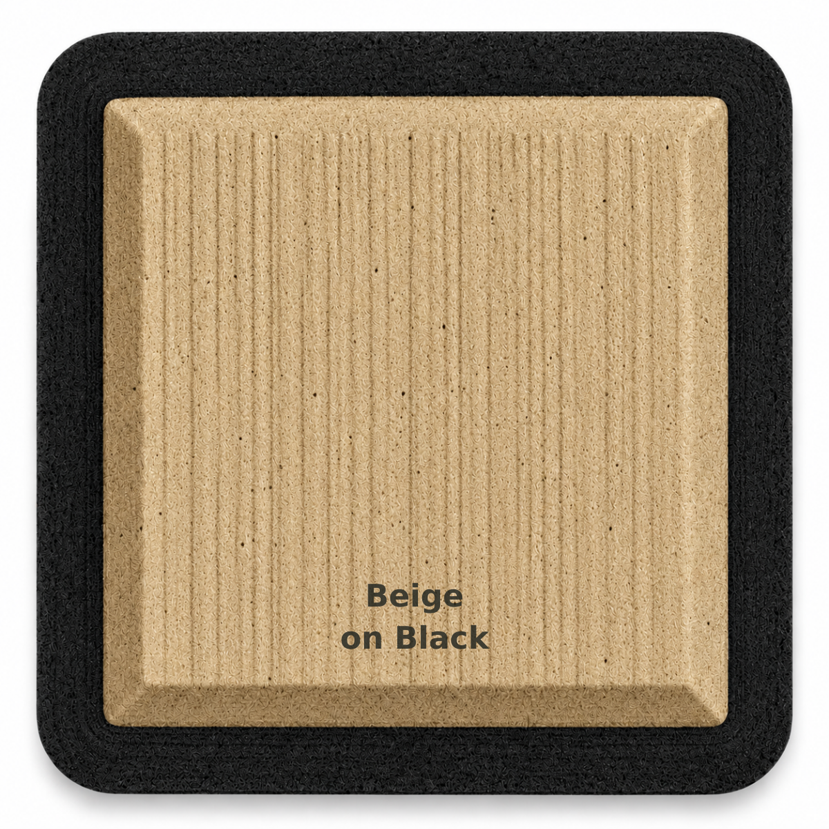 Beige on Black
