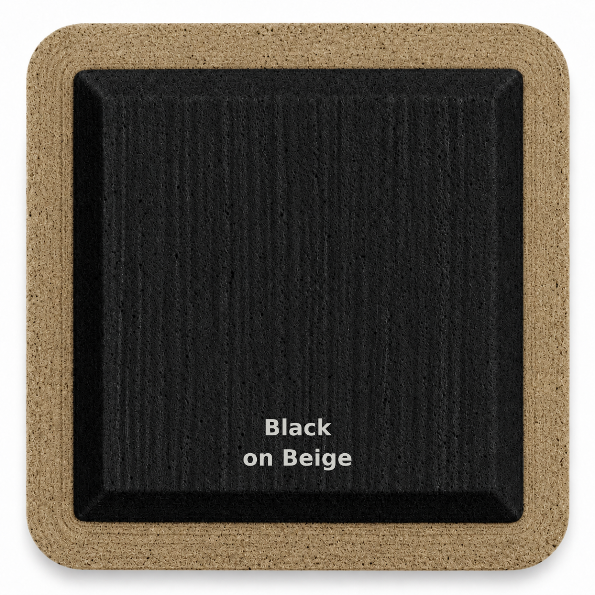 Black on Beige