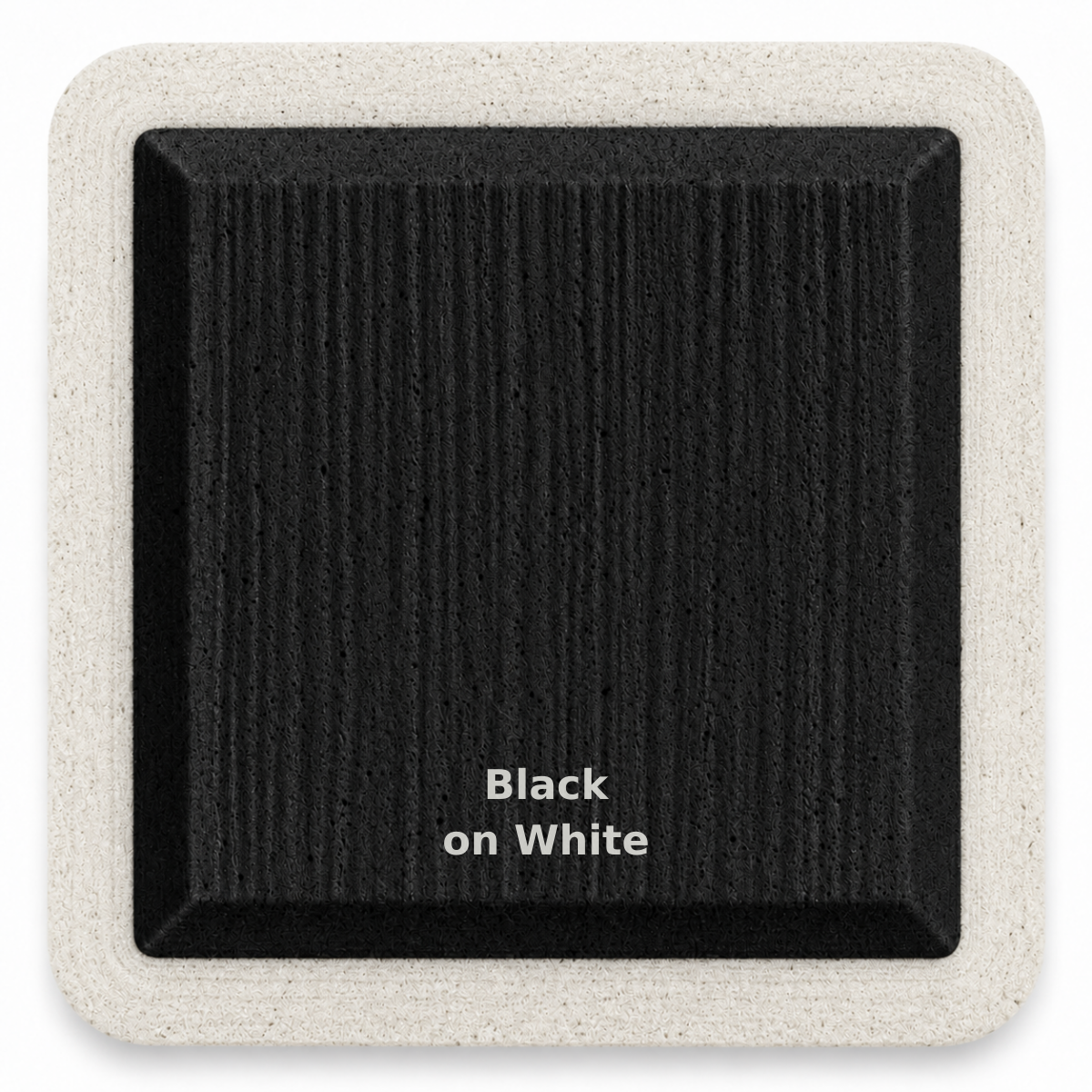 Black on White