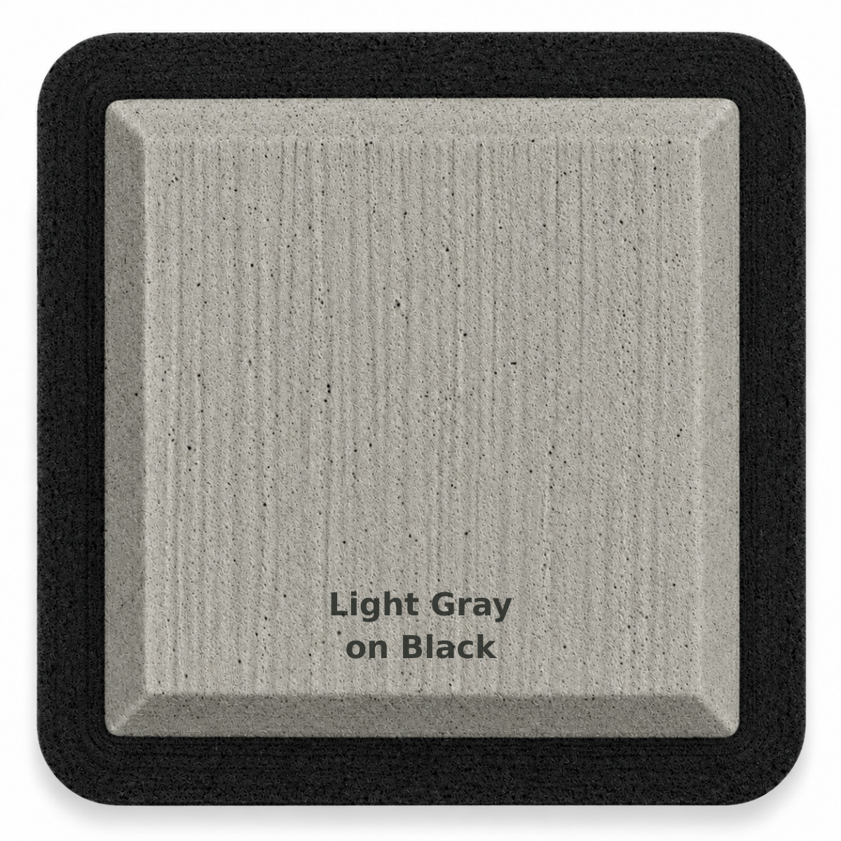 Light Gray on Black