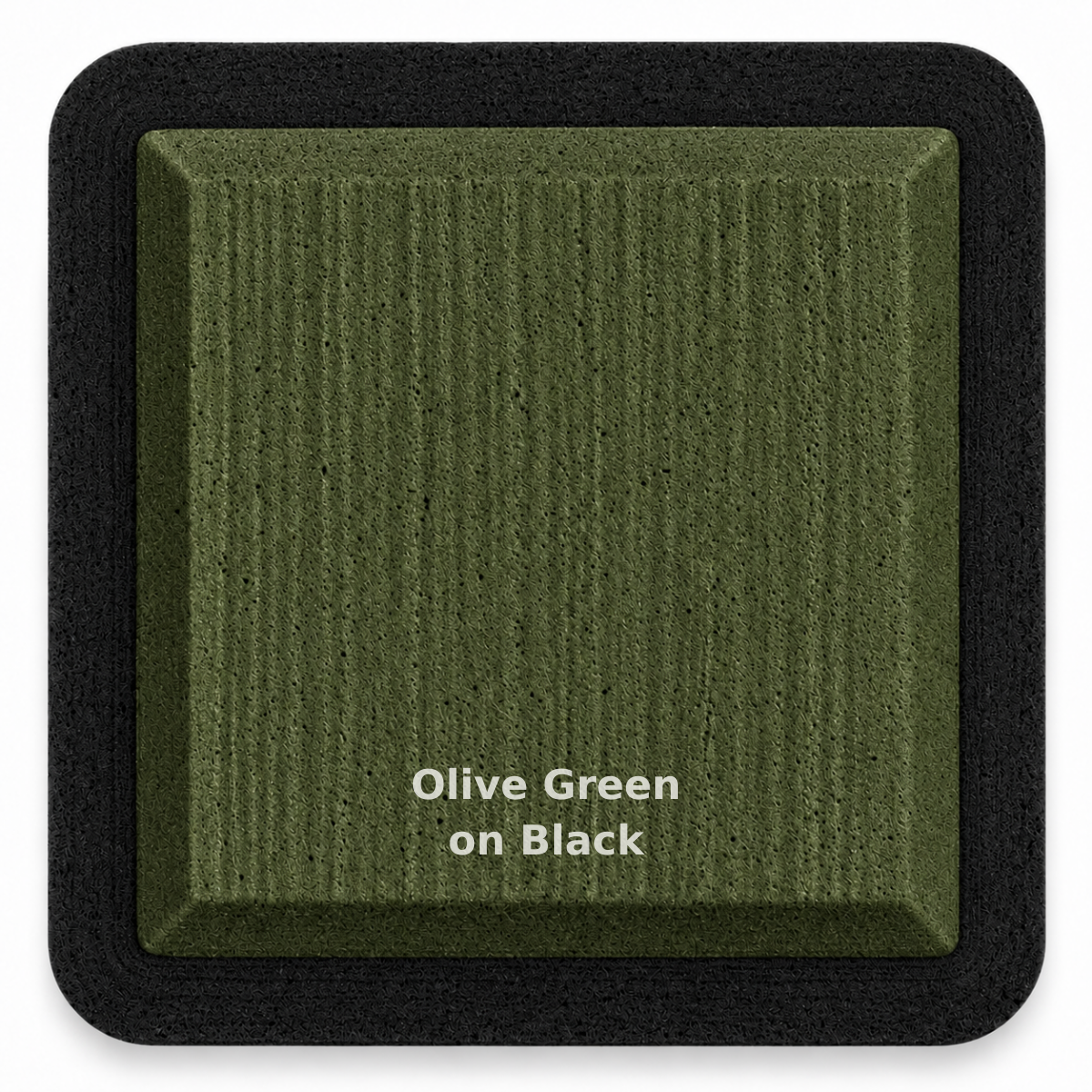 Olive Green on Black