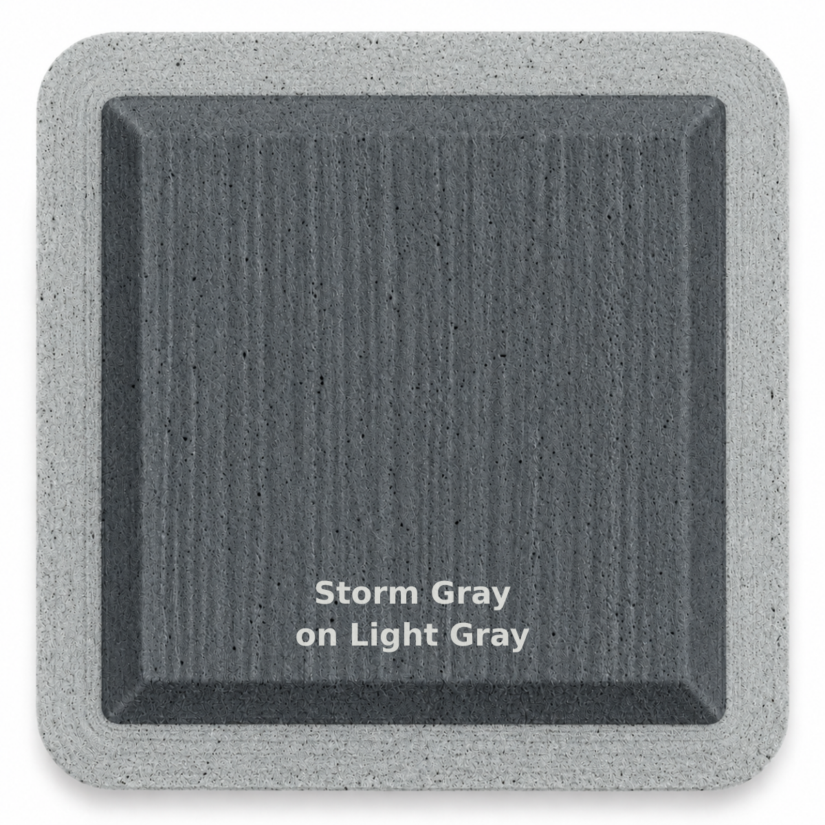 Storm Gray on Light Gray
