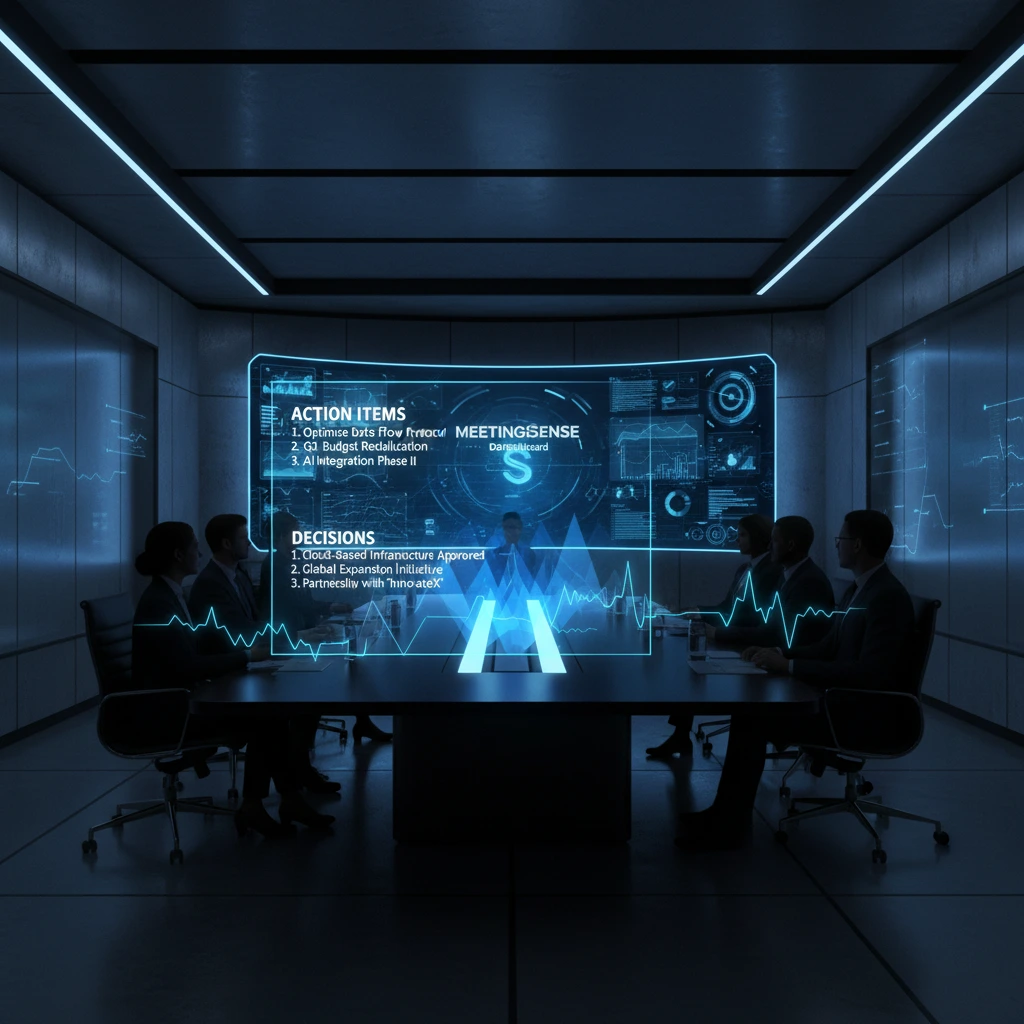 High-tech corporate meeting room