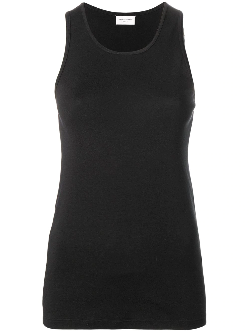 Saint Laurent fitted tank top - Black