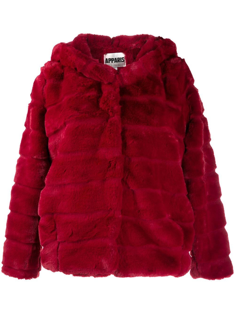 Apparis Goldie short faux-fur jacket - Red