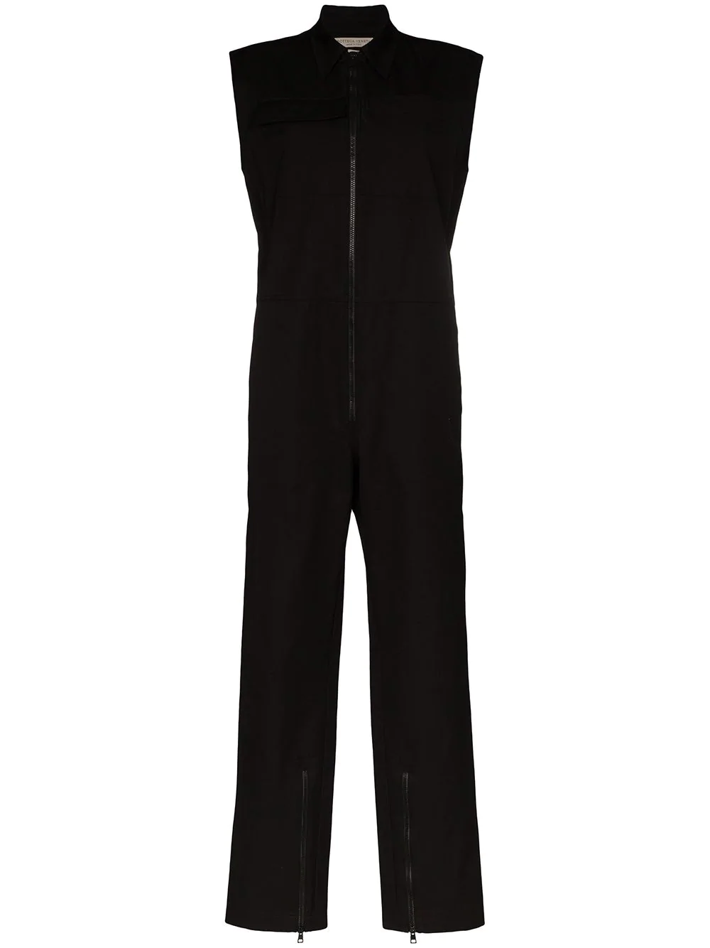 Bottega Veneta sleeveless utility jumpsuit - Black