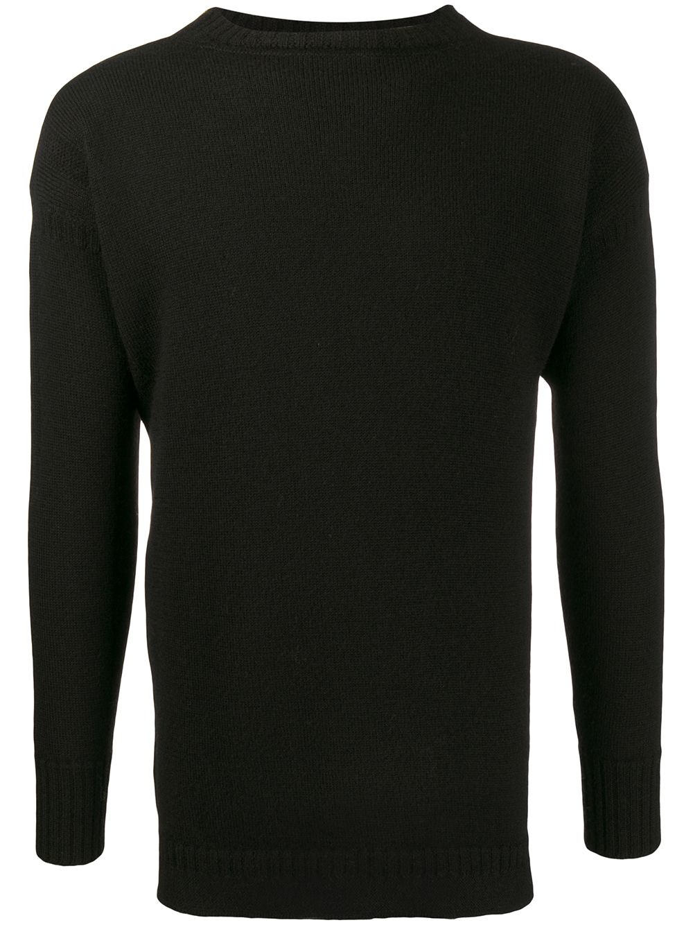 Aspesi crew neck sweater - Black