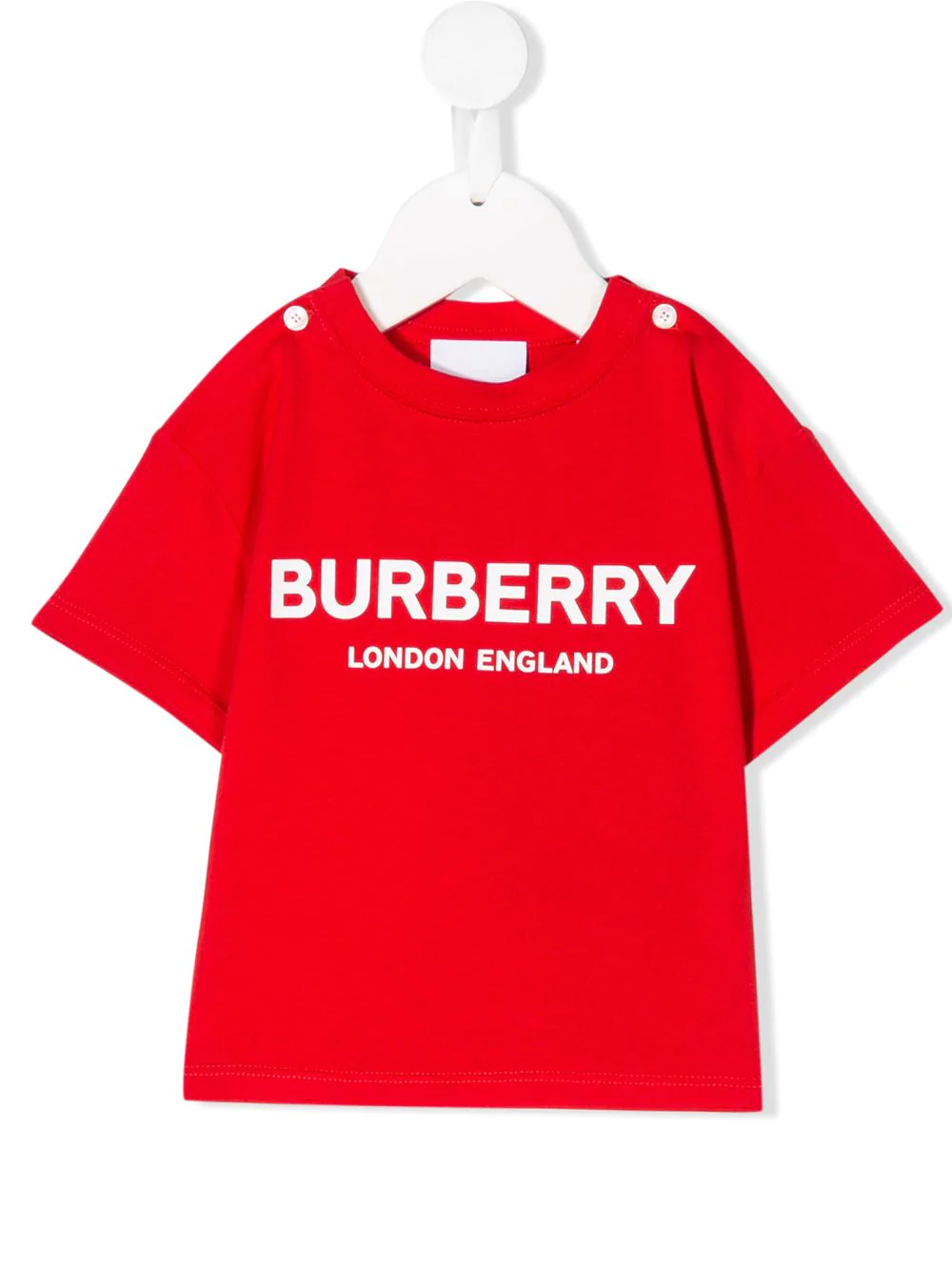 Burberry Kids logo printed T-shirt - Red