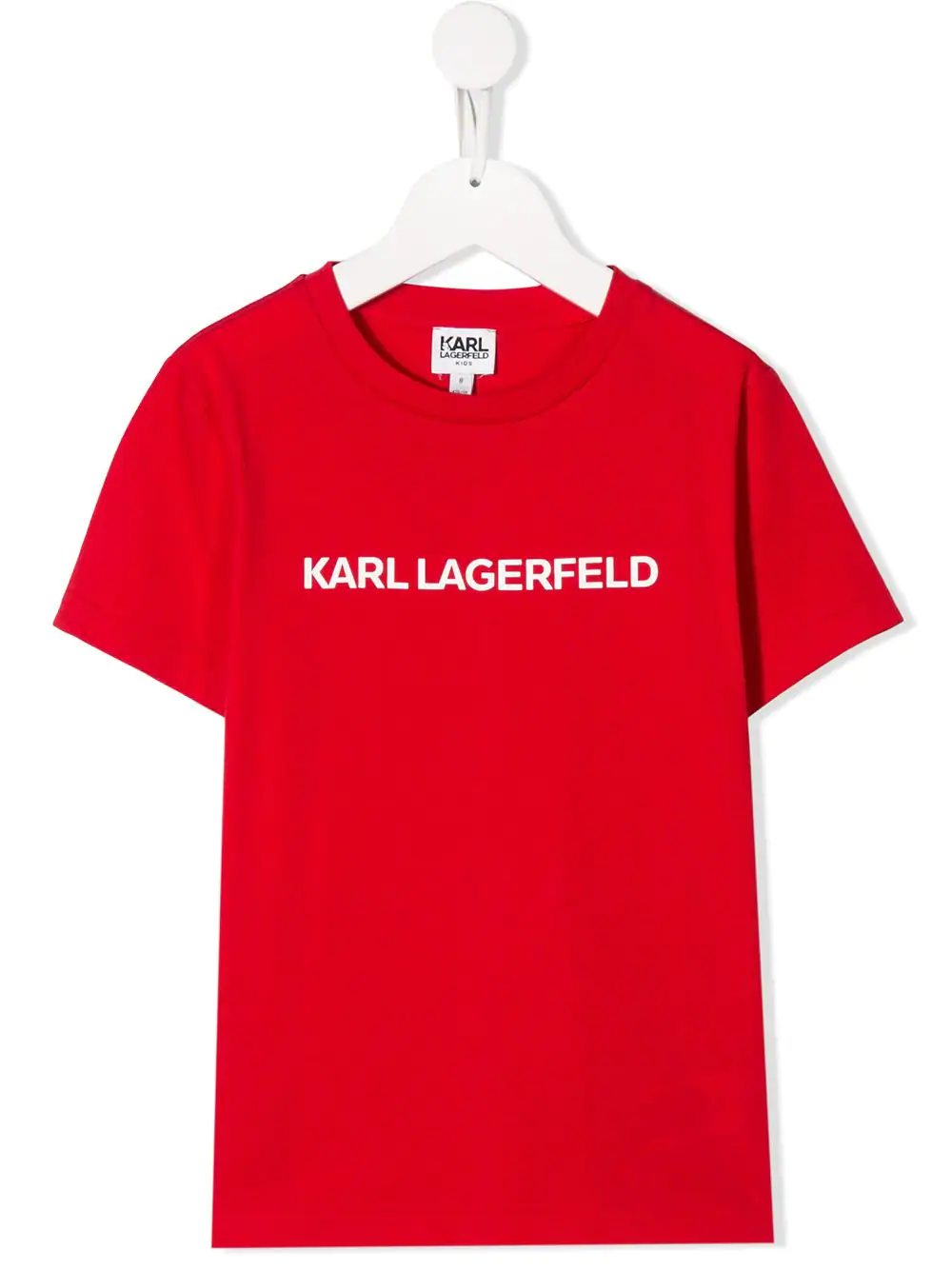 Karl Lagerfeld Kids printed logo T-shirt - Red