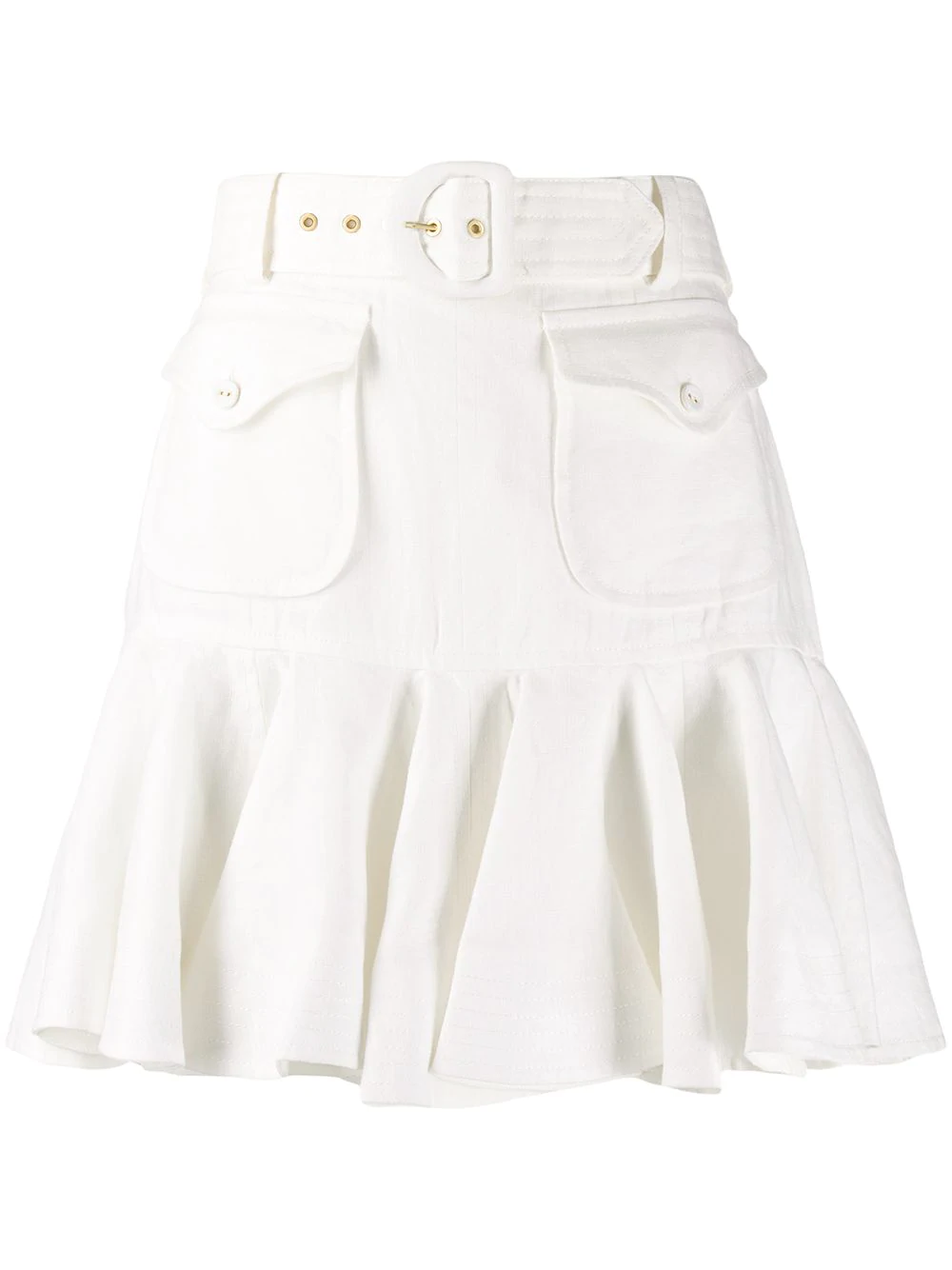 Zimmermann Super Eight mini skirt - White