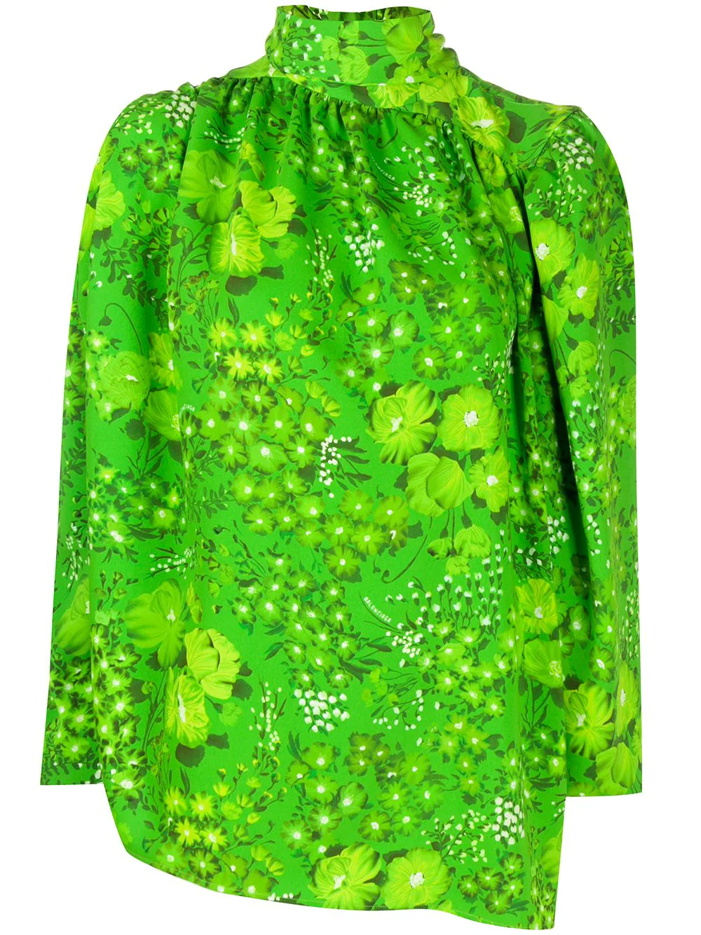 Balenciaga Twisted Blouse - Green