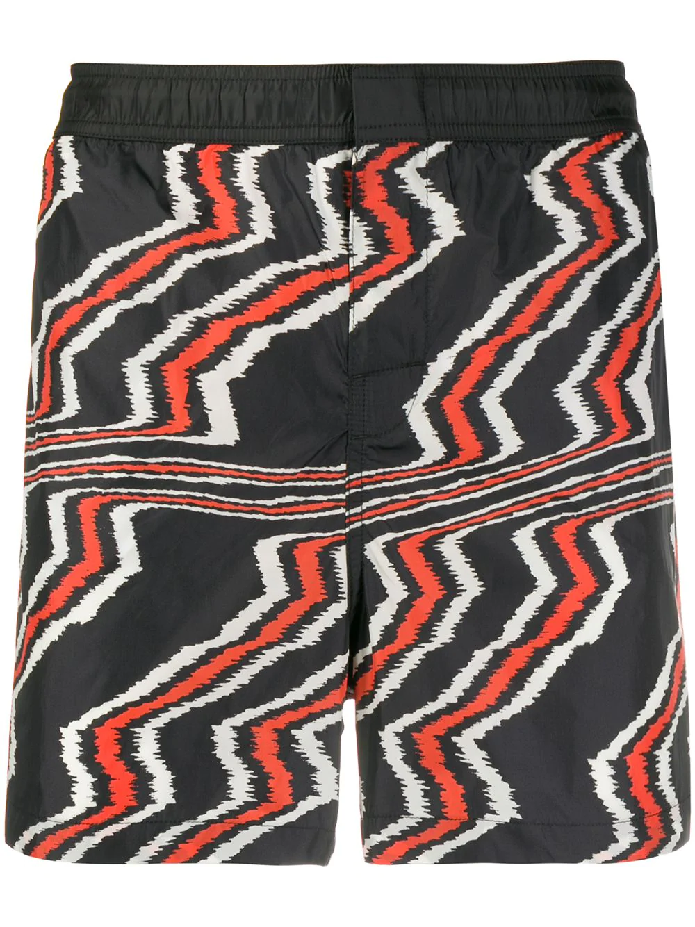 Missoni Mare zig zag pattern swim shorts - Black