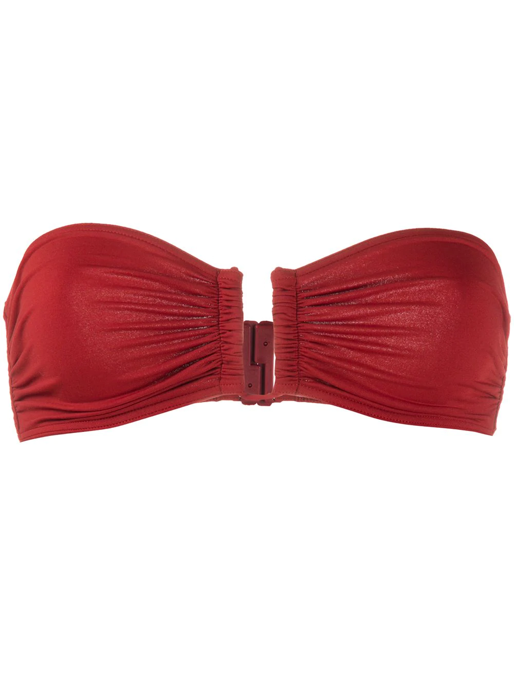 ERES Show bandeau bikini topruched - Red