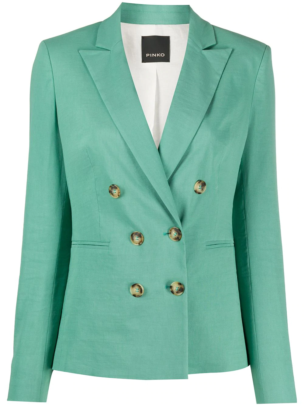 Pinko fitted double breasted blazer - Green