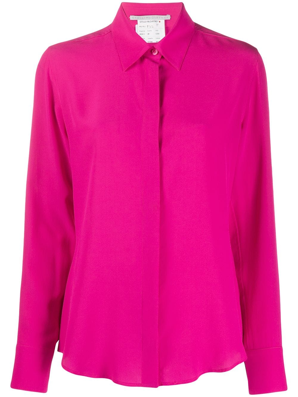 Stella McCartney button-up collared shirt - PINK