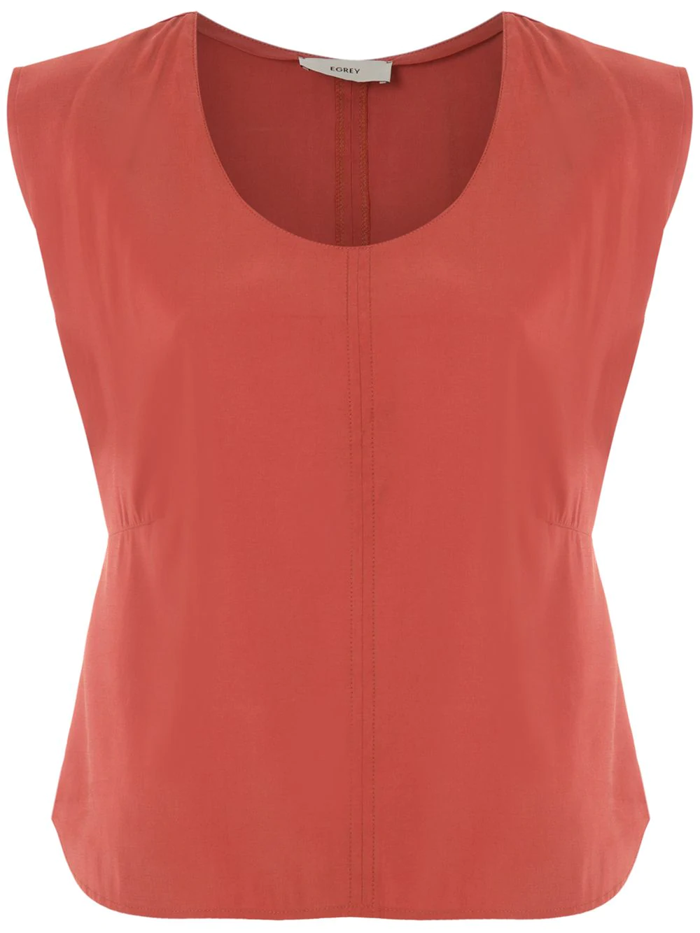 Egrey Ottoman sleeveless blouse - Red