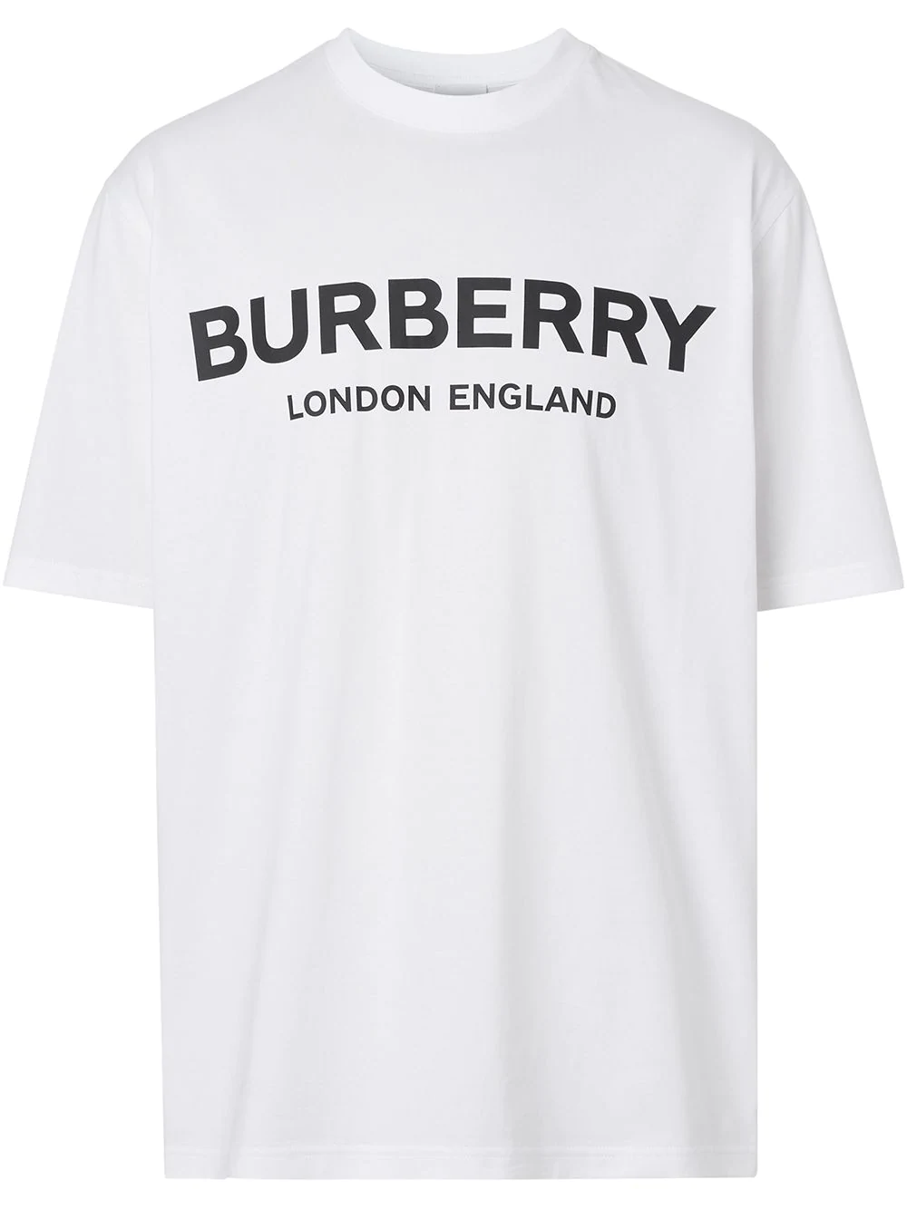 Burberry logo print T-shirt - White