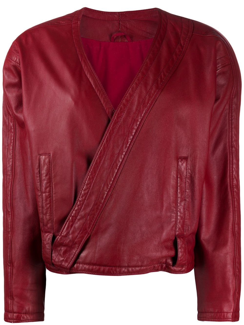 A.N.G.E.L.O. Vintage Cult 1980s leather jacket - Red