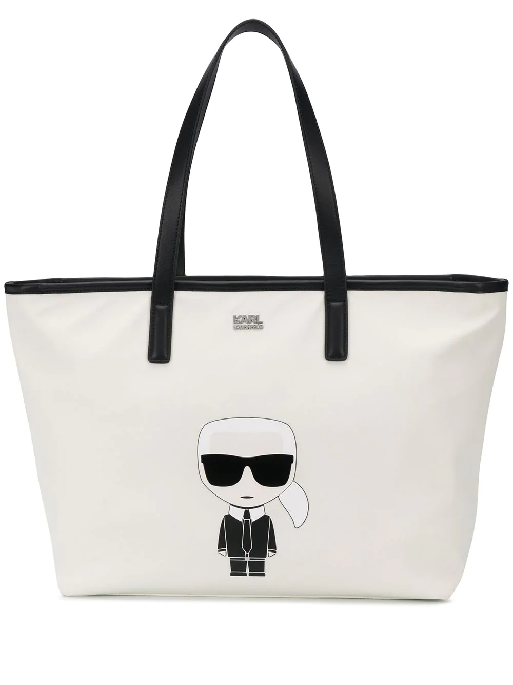 Karl Lagerfeld K/Ikonik tote - White