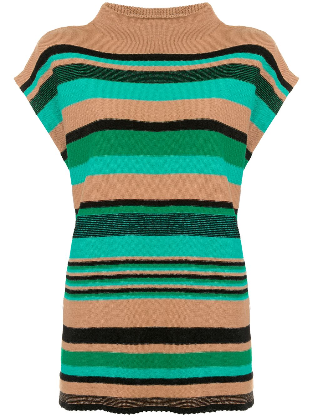 Coohem striped sleeveless jumper - Multicolour