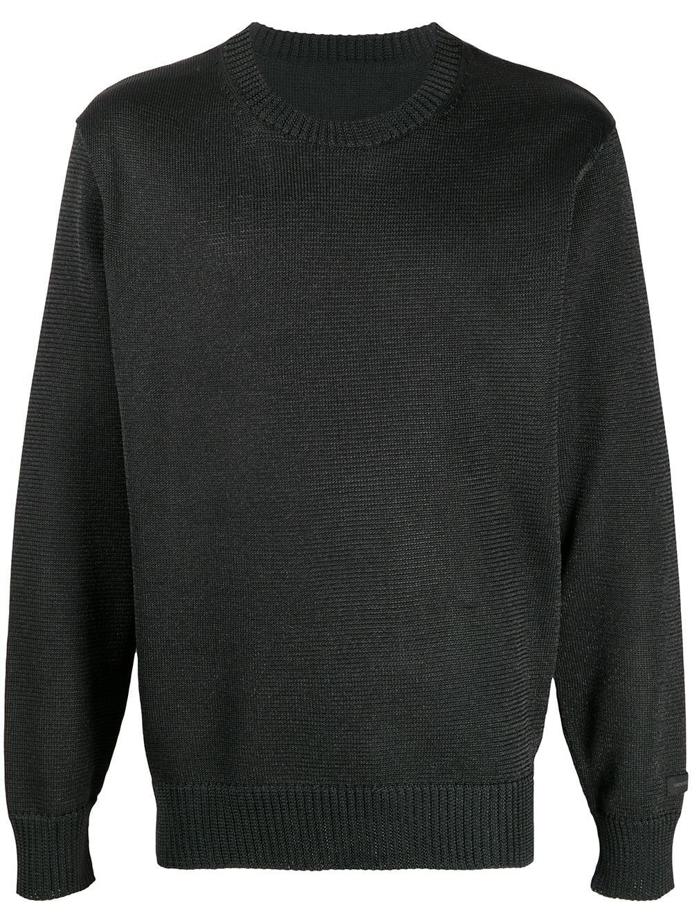 Undercover textured crew neck jumper - Black