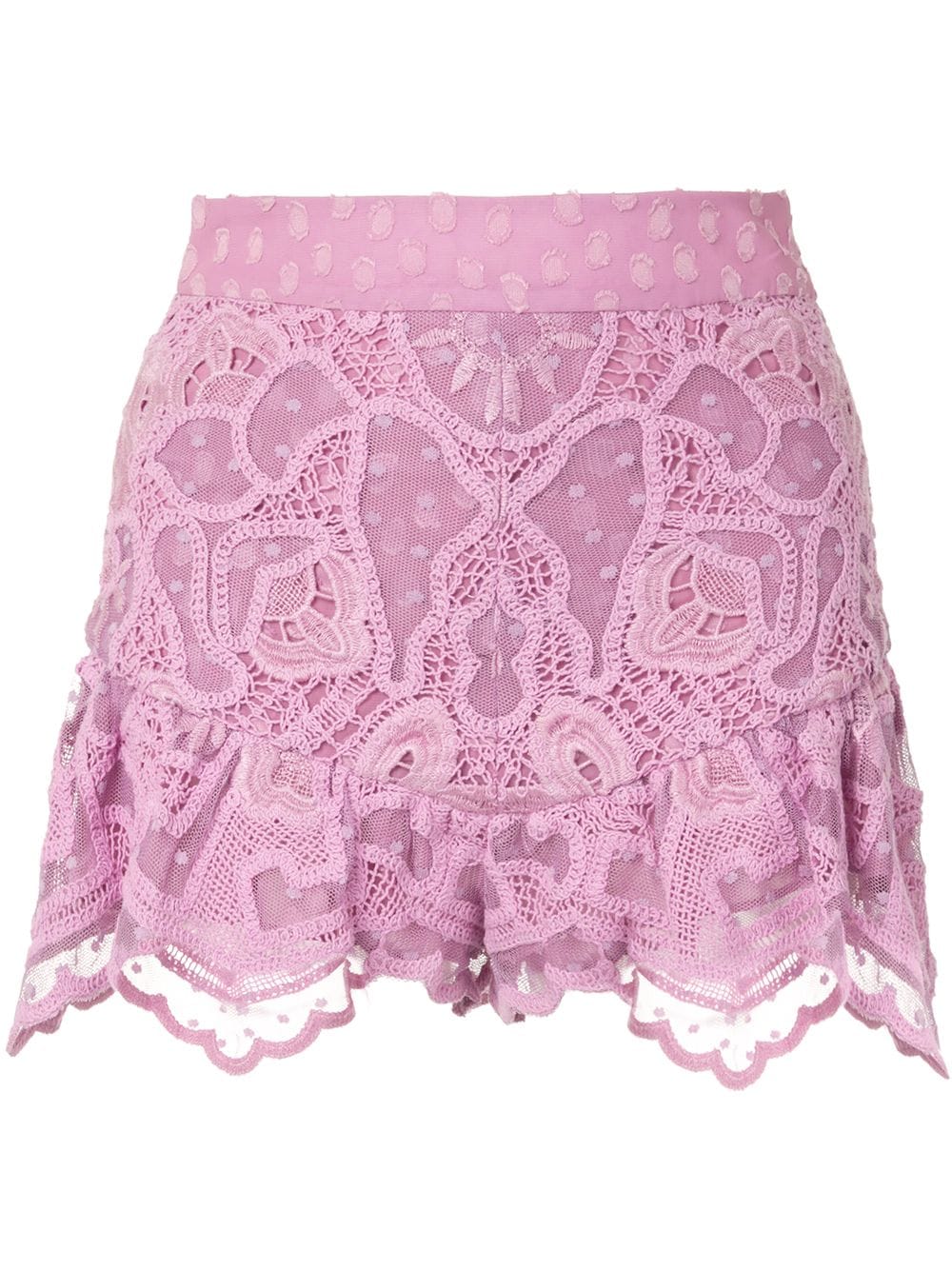 Alexis Inka lace shorts - PINK