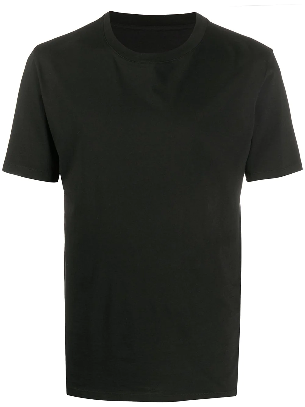 Maison Margiela logo-stitch detail T-shirt - Black