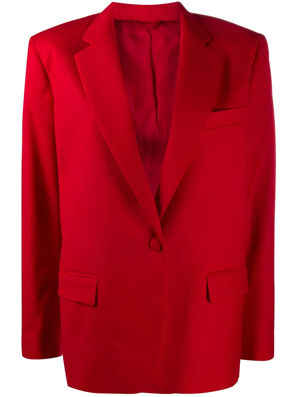 The Attico Bianca single-breasted blazer - Red