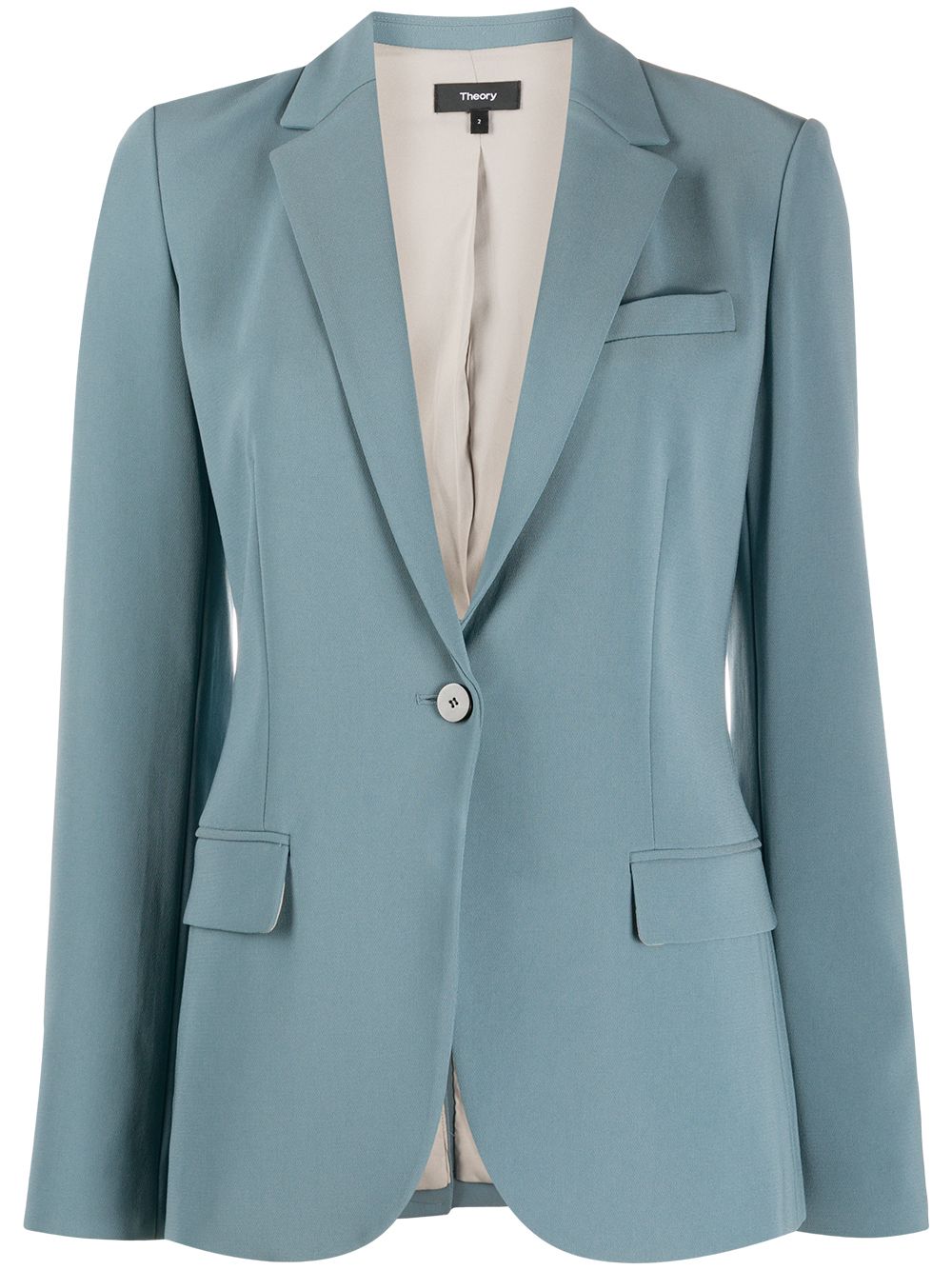 Theory one-button blazer - Blue