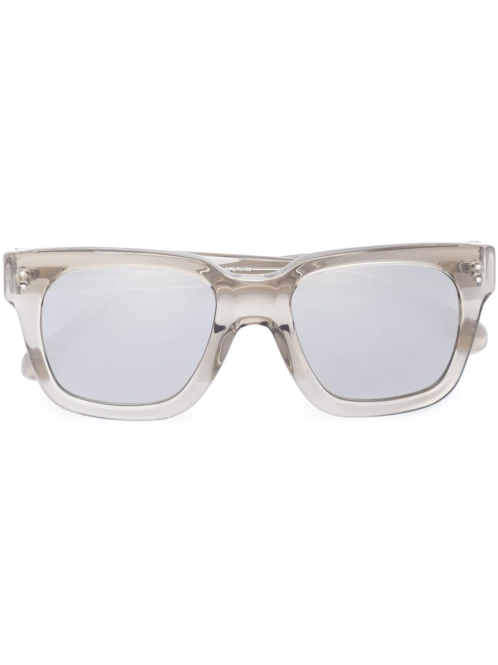 Linda Farrow square frame sunglasses - Metallic