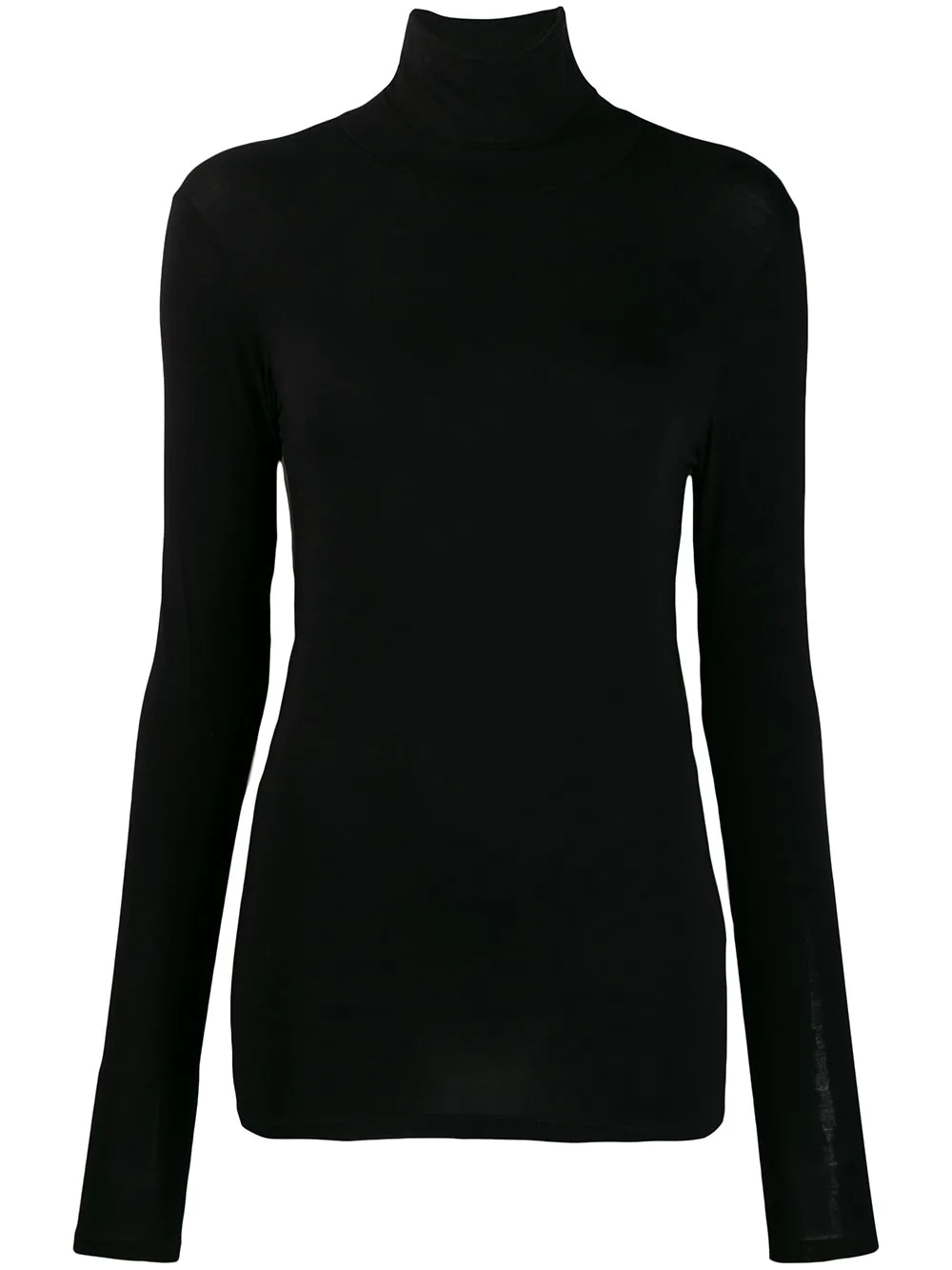 Majestic Filatures turtleneck jersey top - Black