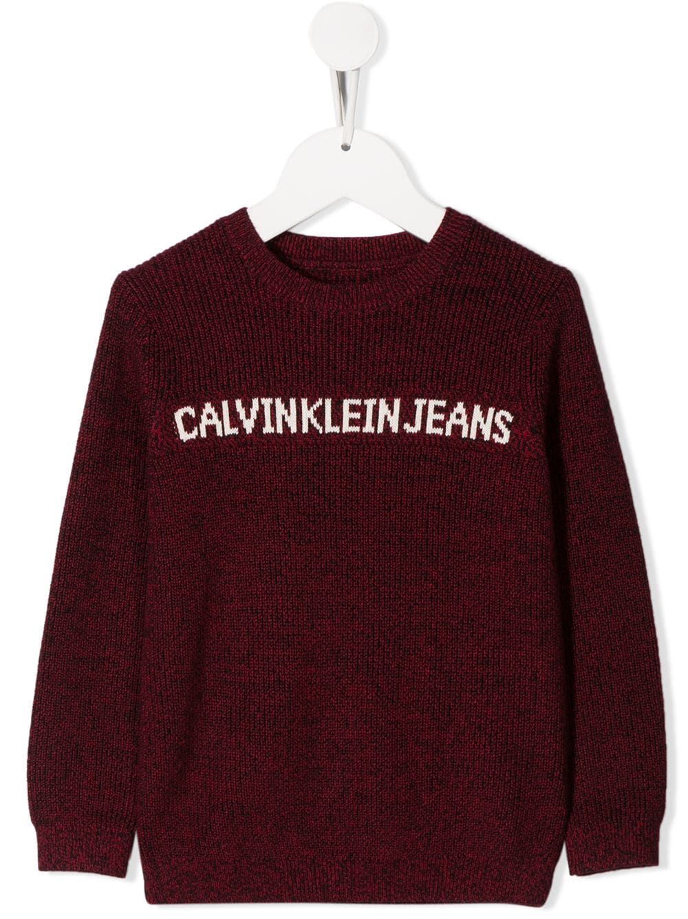 Calvin Klein Kids logo sweater - Red