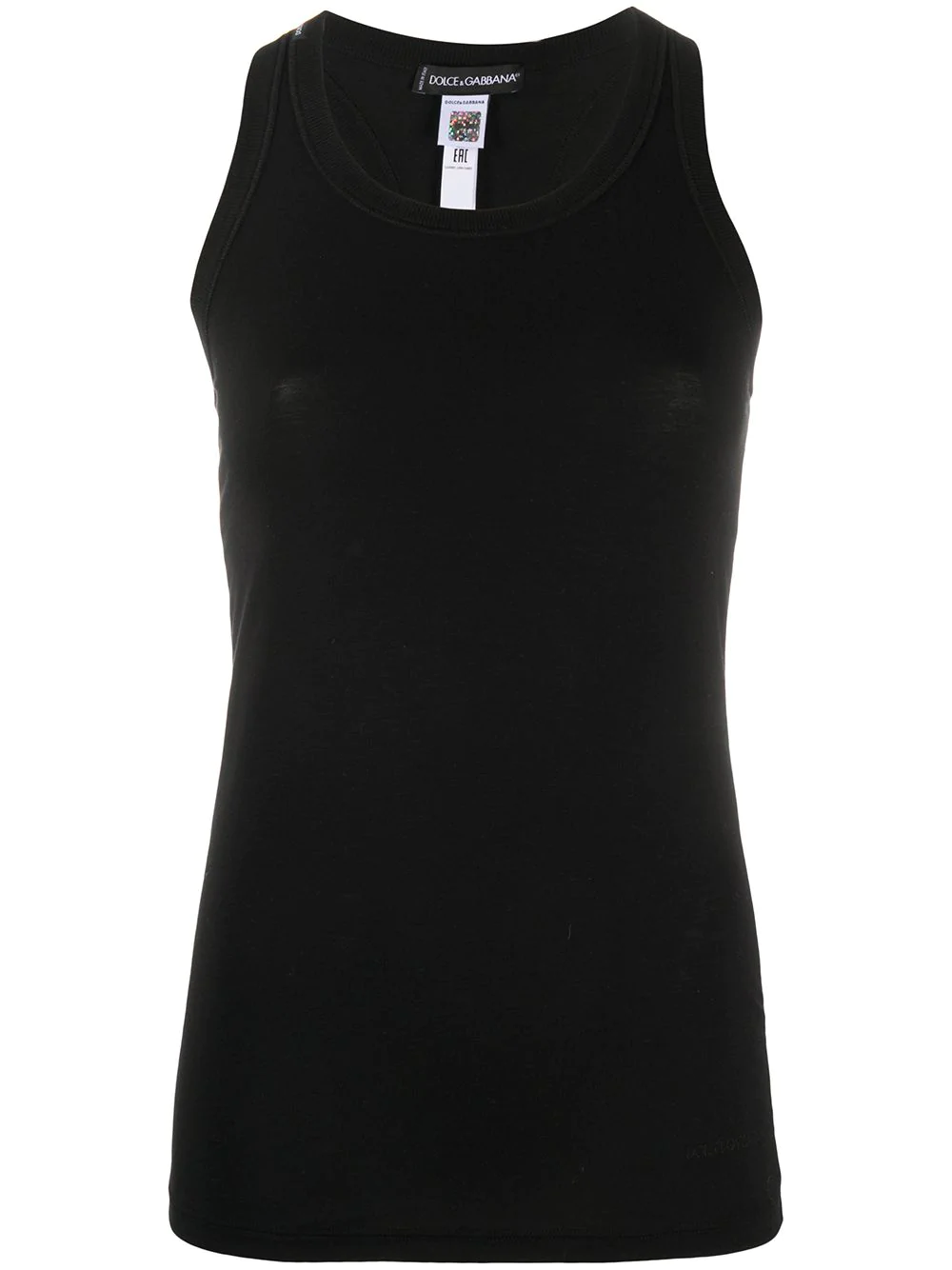 Dolce & Gabbana racer back vest top - Black