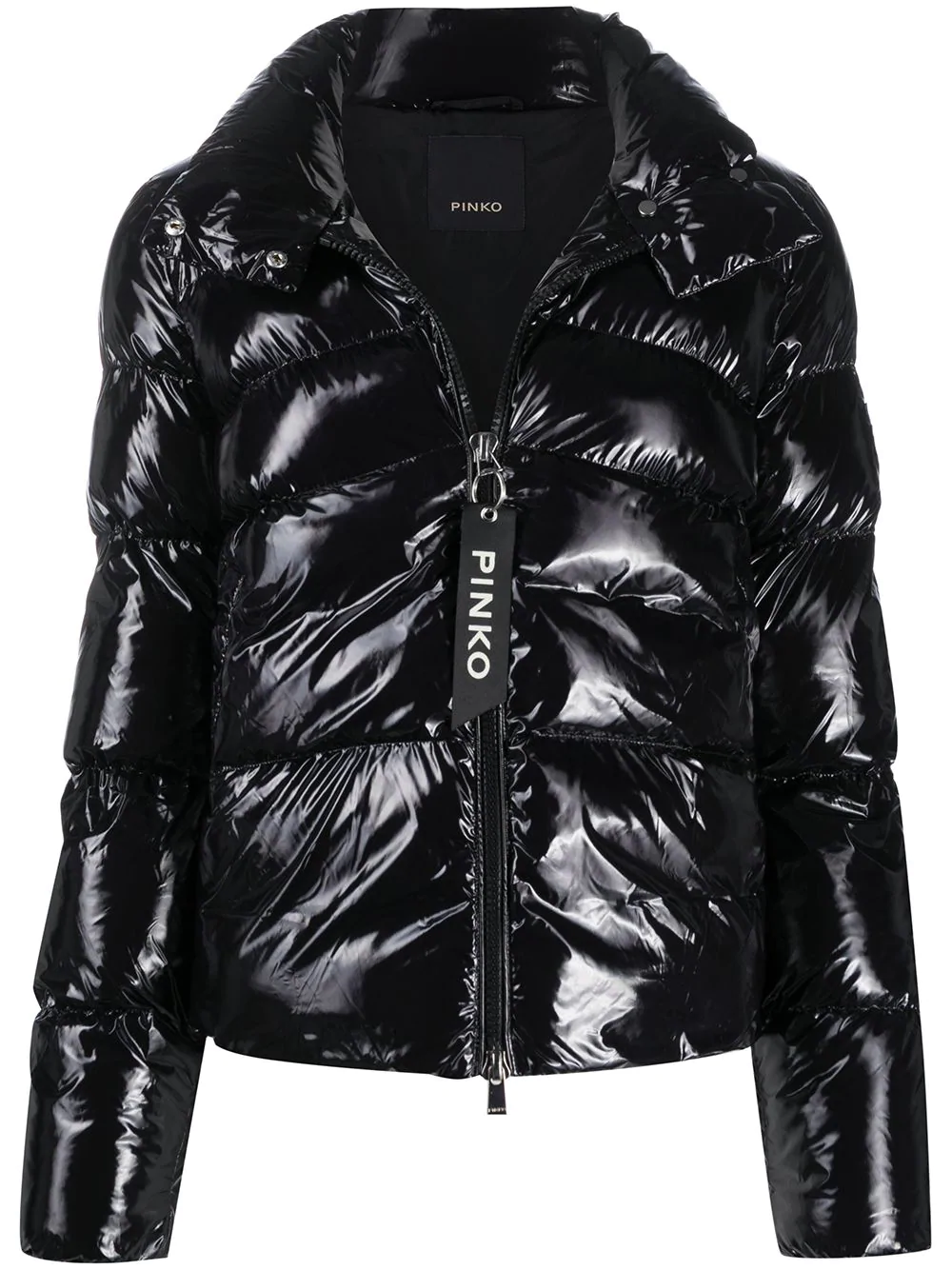 Pinko quilted puffer jacket - Black