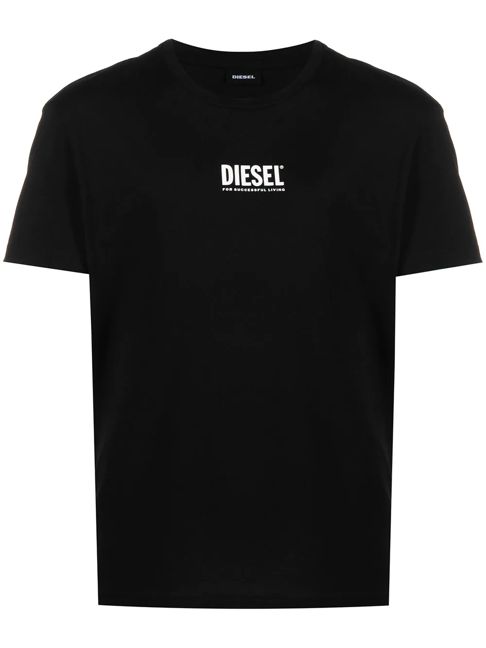 Diesel small logo print T-shirt - Black