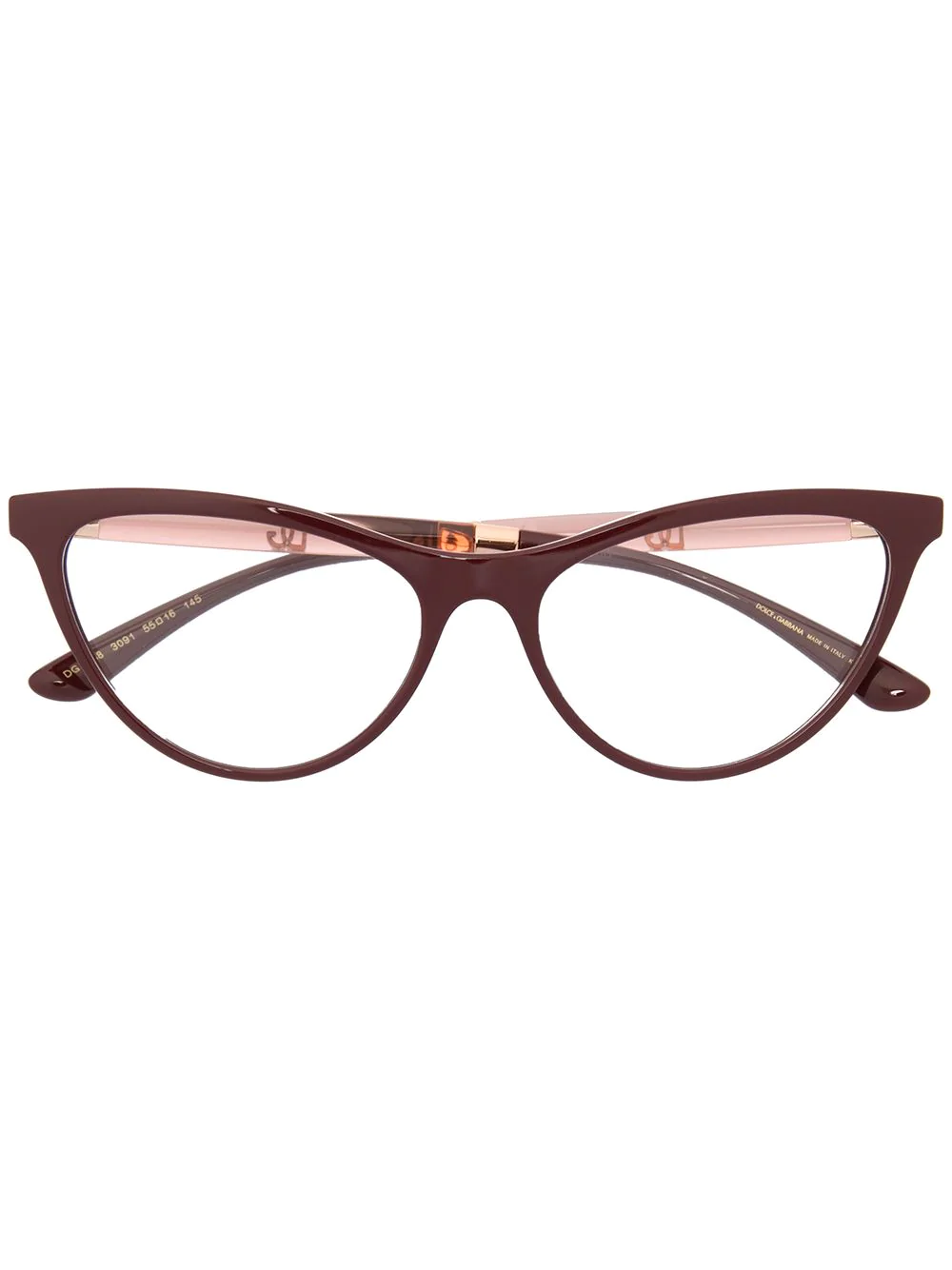 Dolce & Gabbana Eyewear cat-eye glasses - Red