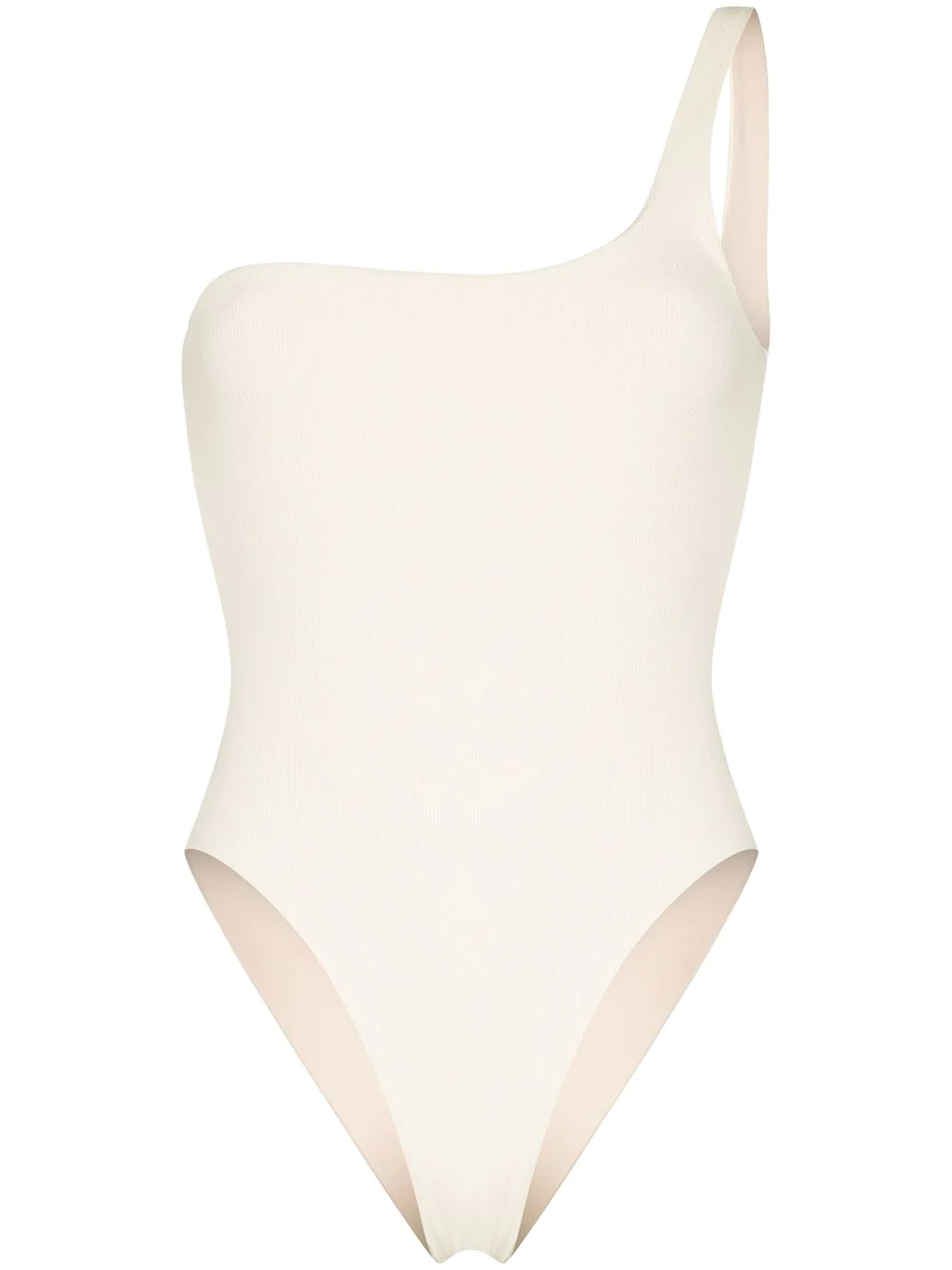 Abysse Gail one-shoulder swimsuit - Neutrals