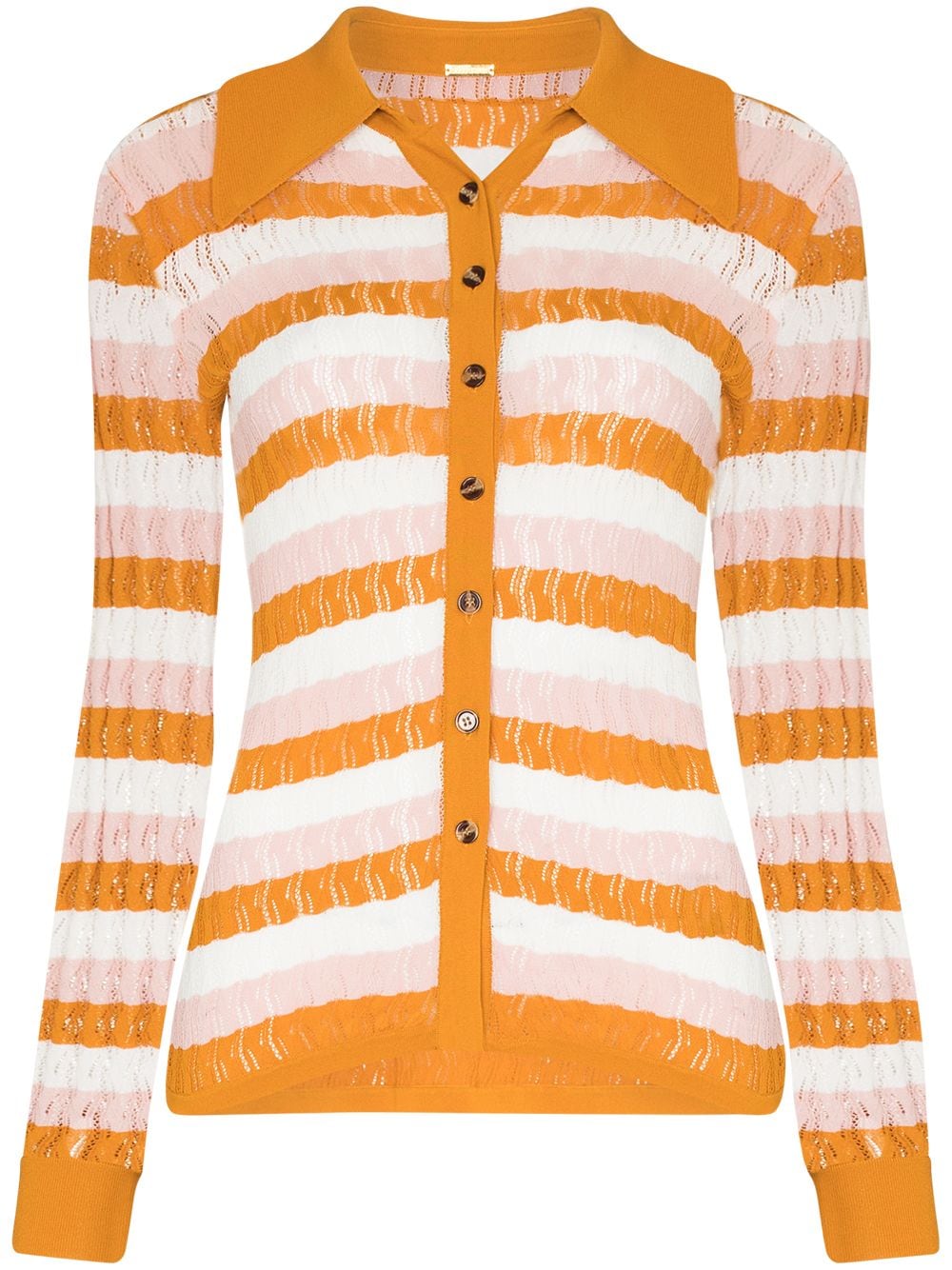 Dodo Bar Or Tilda striped cardigan - Orange