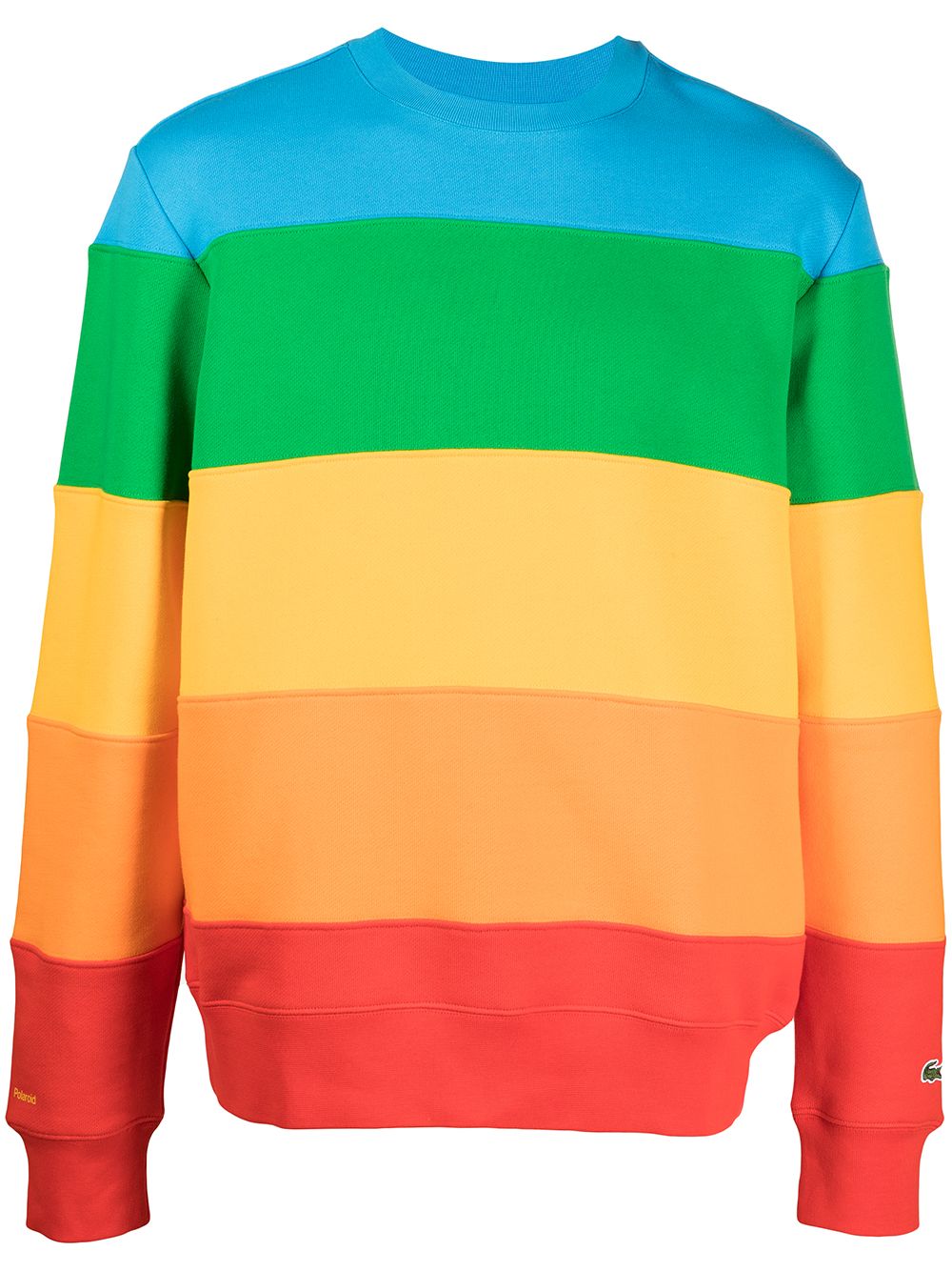 Lacoste crew-neck colour-block sweatshirt - Multicolour