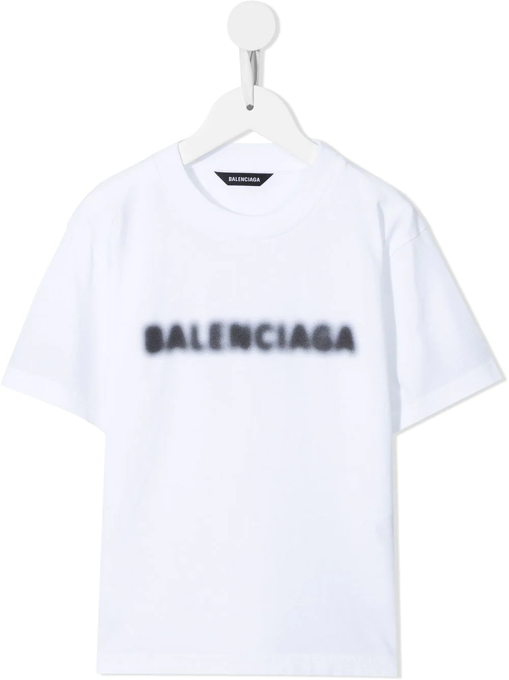 BALENCIAGA logo-print short-sleeve T-shirt - White