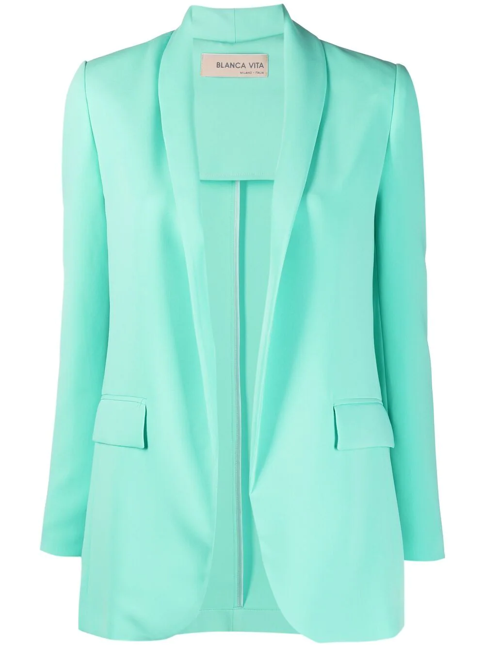 Blanca Vita single-breasted suit jacket - Blue