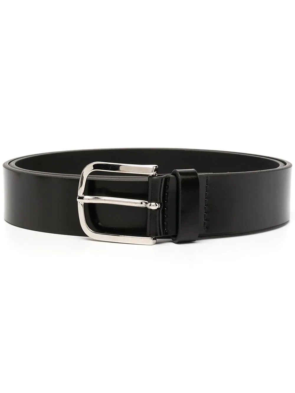 Orciani polished-buckle belt - Black