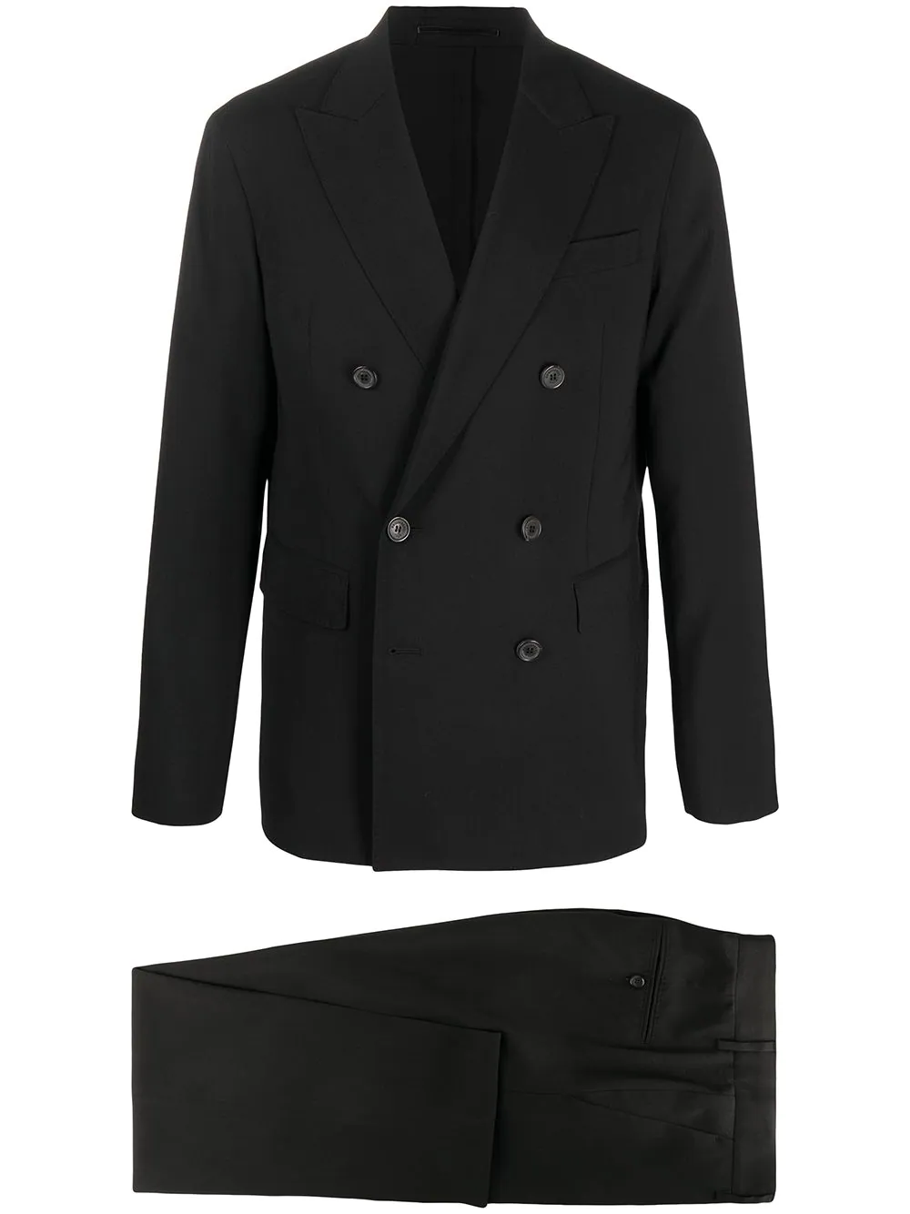 Dsquared2 double-breasted two-piece suit - Black